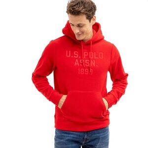 U.S. Polo Assn. Men's Red Hoodie Sz XL